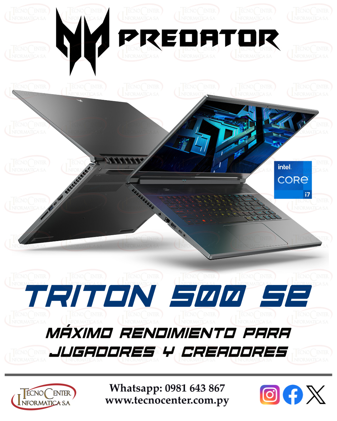 Notebook Acer Predator Triton 500 SE